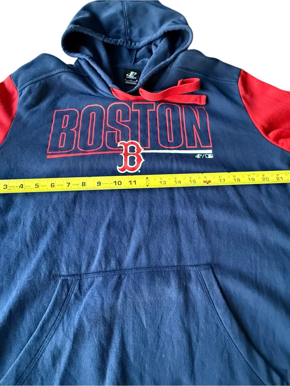 Vintage Logo Athletic Boston Red Sox Hoodie, Large MLB - Picture 4 of 6